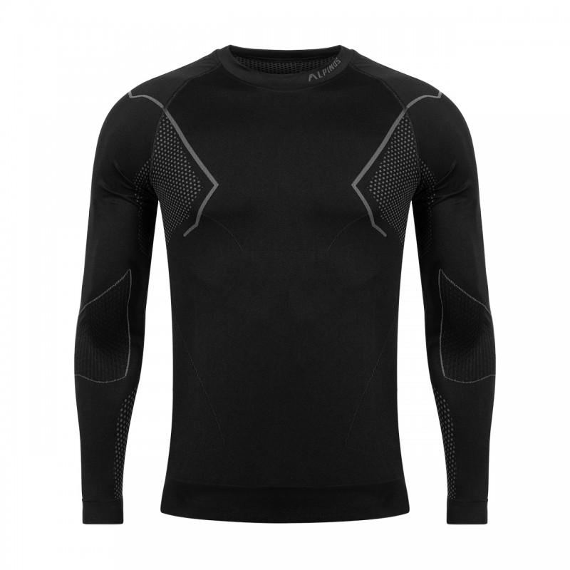 Bluza termoaktywna męska Alpinus Active Base Layer czarna -