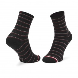 Skarpety Tommy Hilfiger Short Sock 2P PR czarne - 100002817 004