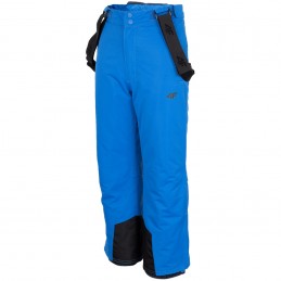 Spodnie młodzieżowe narciarskie dla chłopca 4F niebieskie -