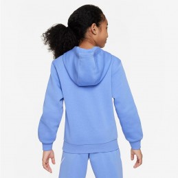 Bluza młodzieżowa Nike Sportswear Club Fleece niebieskie -
