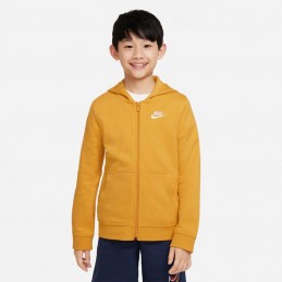 Bluza młodzieżowa Nike Sportswear Club żółta - BV3699 752