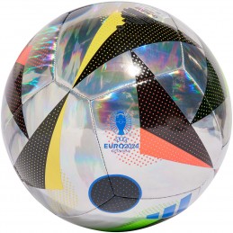 Piłka nożna adidas Euro24 Fussballliebe Training Foil srebrna -