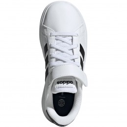 Buty młodzieżowe adidas Grand Court 2.0 EL K białe - GW6521