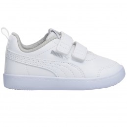 Buty dziecięce Puma Courtflex v2 V Inf białe - 371544 04