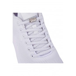 Elastyczne płaskie sznurowadła do butów białe - ELPŁ1
