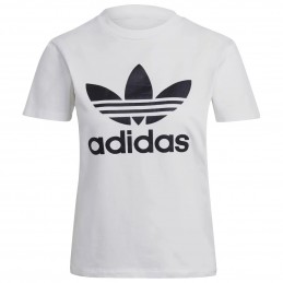 Koszulka damska adidas Adicolor Classic Trefoil Tee biała -