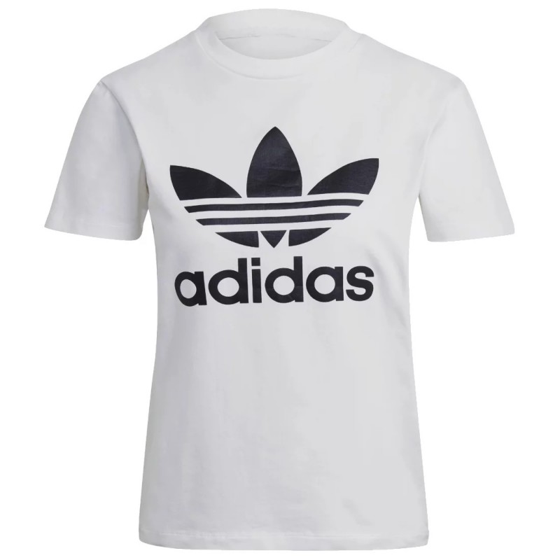 Koszulka damska adidas Adicolor Classic Trefoil Tee biała -