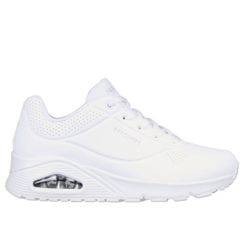 Buty damskie Skechers Uno-Stand on Air białe - 73690-W