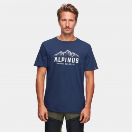 Koszulka męska Alpinus Mountains granatowa - FU18529