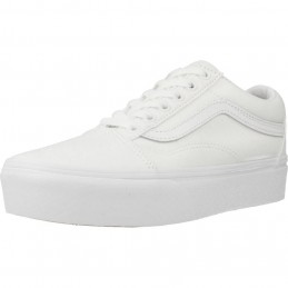 Buty młodzieżowe Vans Old Skool Platform białe - VN0A3B3UW001
