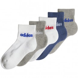 Skarpety dla dzieci adidas Linear Ankle Kids 5p - IR8230