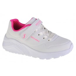 Buty młodzieżowe Skechers Uno Lite białe - 310451L-WHP