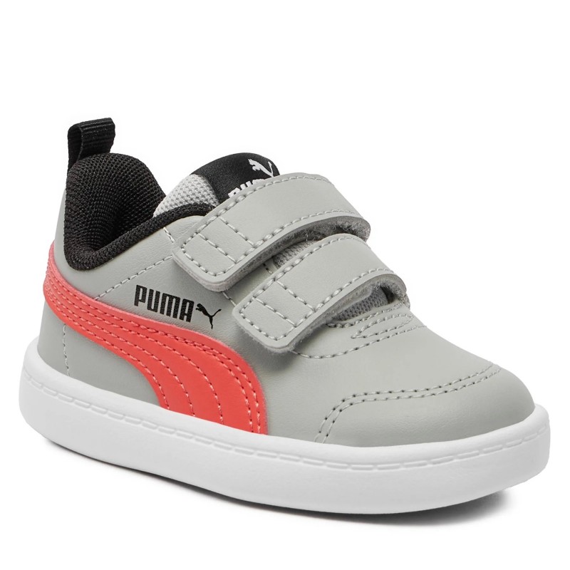 Buty dziecięce Puma Courtflex V2 V Inf szare - 371544 32