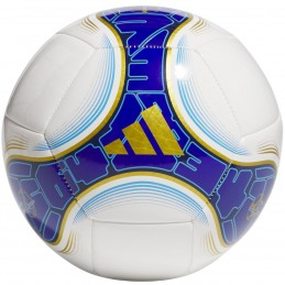 Piłka nożna adidas Messi Club biało-niebieska - IS5597