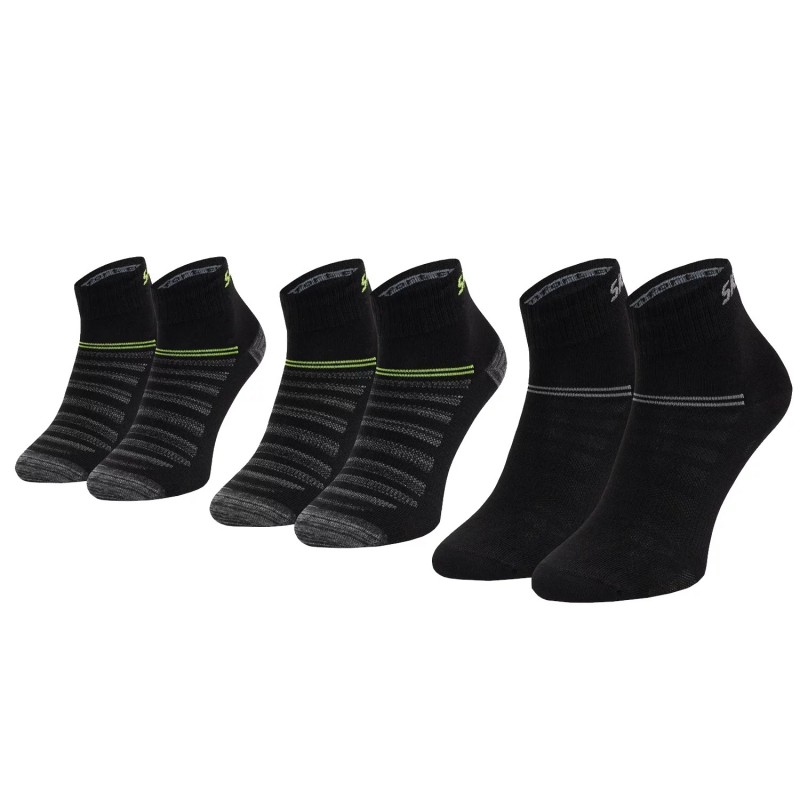 Skarpety Skechers 3PPK Wm Mesh Ventilation Quarter Socks -