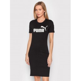 Sukienka sportowa Puma Essentials Slim czarna - 848349 01
