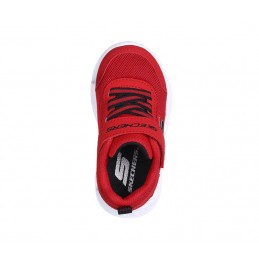 Buty dziecięce Skechers Nitro Sprint czerwone - 407308N BKRD