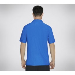 Koszulka męska Skechers Go Dri All Day Polo niebieska - TP59