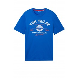 Koszulka męska Tom Tailor niebieska - 1037735 12393