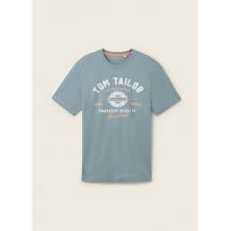 Koszulka męska Tom Tailor zielona - 1037735 27475