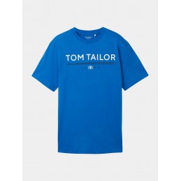 Koszulka męska Tom Tailor niebieska - 1040988 12393