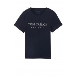 Koszulka damska Tom Tailor granatowa - 1041288 10668