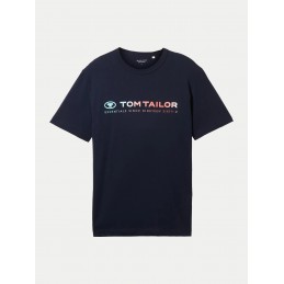 Koszulka męska Tom Tailor granatowa - 1041855 10668
