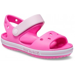 Sandały Crocs Bayaband Sandal Kids Electric różowe - 205400-6QQ