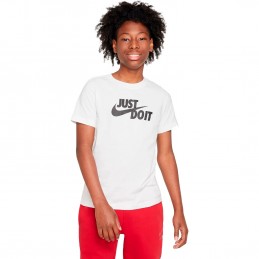 Koszulka młodzieżowa Nike Sportswear biała - FV4078 100