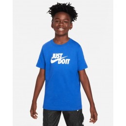 Koszulka młodzieżowa Nike Sportswear niebieska - FV4078 480