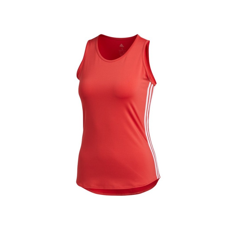 Koszulka damska Adidas Wmns 3STRIPES Tank Top czerwona - FL2050