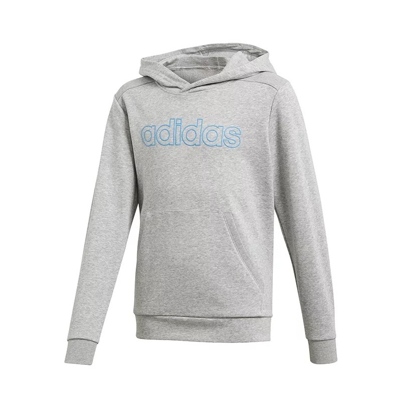 Bluza młodzieżowa Adidas Sportswear JR Essentials CL HD szara -