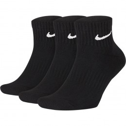 Skarpety Nike Value Cotton Quarter 3 pary czarne - SX4926 001