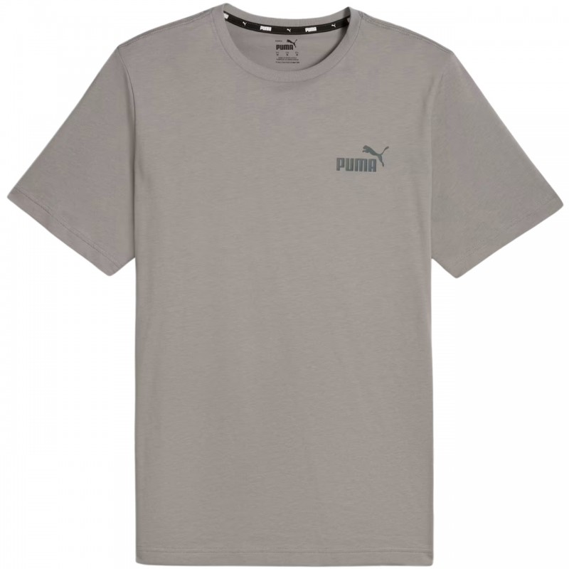 Koszulka męska Puma ESS Small Logo Tee szara - 586669 60