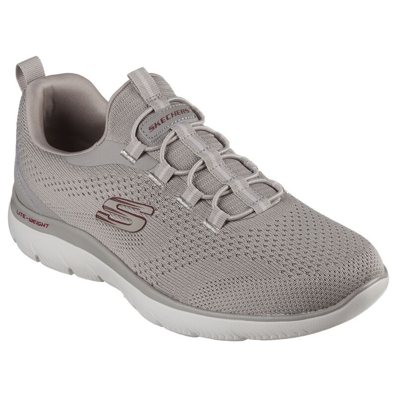 Buty męskie Skechers Summits - Tallo szarobrązowe - 232832 TPE