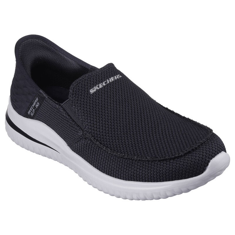 Buty męskie Skechers Delson 3.0 - Cabrino czarne - 210604 BLK