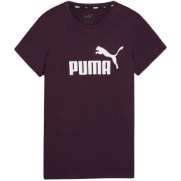 Koszulka damska Puma ESS Logo Tee ciemny fiolet - 586775 39