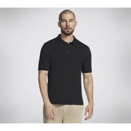 Koszulka męska Skechers Off Duty polo czarna - TP43 BLK