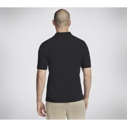 Koszulka męska Skechers Off Duty polo czarna - TP43 BLK