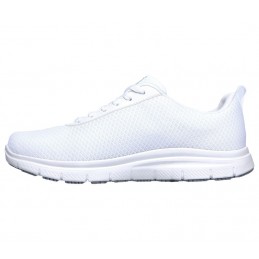 Buty męskie Skechers Flex Advantage - Bendon SR białe - 77125EC