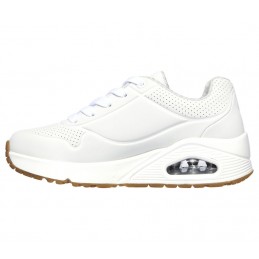 Buty damskie Skechers Uno - Stand On Air białe - 403674L WHT