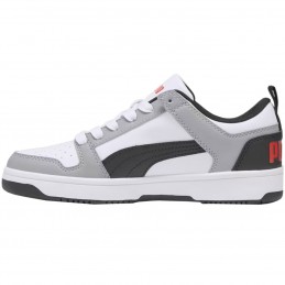 Buty młodzieżowe Puma Rebound Layup Lo SL biało-szare - 370490