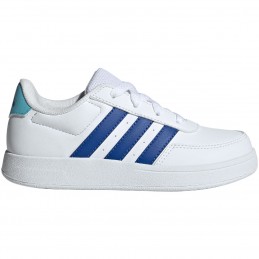 Buty młodzieżowe Adidas Breaknet Lifestyle Court Lace białe -