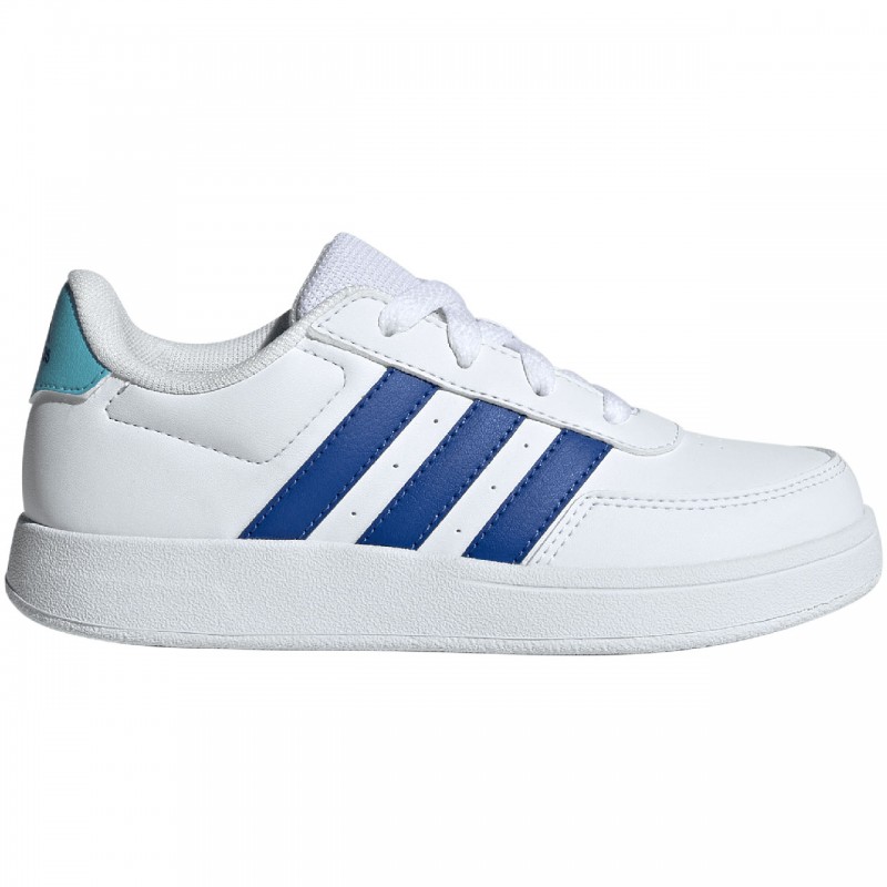 Buty młodzieżowe Adidas Breaknet Lifestyle Court Lace białe -