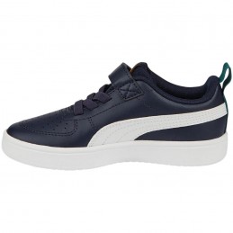 Buty młodzieżowe Puma Rickie AC PS granatowo-białe - 385836 07