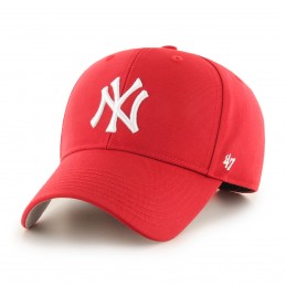 Czapka z daszkiem 47 Brand MLB New York Yankees Kids czerwona -