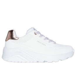 Buty młodzieżowe Skechers Uno Lite białe - 310384L WHT