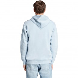 Bluza męska adidas Essentials Fleece 3-Stripes Hoodie błękitna