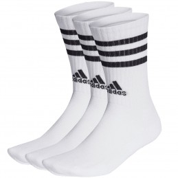 Skarpety adidas 3-Stripes Cushioned Crew Socks 3P białe - HT3458