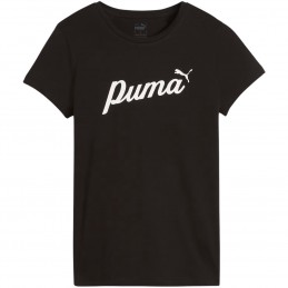 Koszulka damska Puma ESS+Script czarna - 679315 01